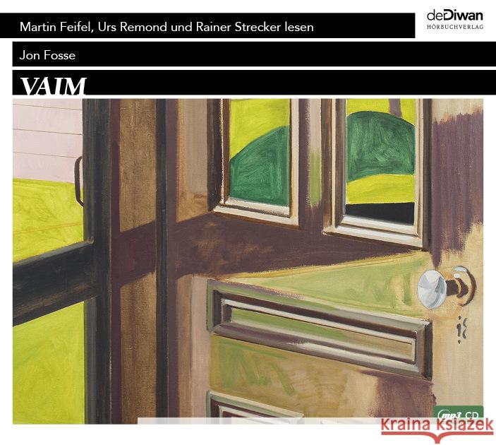 Vaim, 1 Audio-CD, 1 MP3 Fosse, Jon 9783949840531 der Diwan Hörbuchverlag - książka