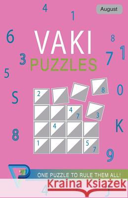 Vaki Puzzles August Rhys Michael Cullen 9781724517562 Createspace Independent Publishing Platform - książka