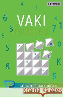 Vaki Puzzles November Rhys Michael Cullen 9781979027380 Createspace Independent Publishing Platform - książka