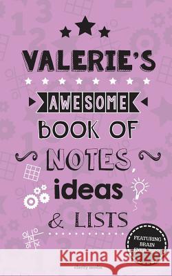 Valerie's Awesome Book Of Notes, Lists & Ideas: Featuring brain exercises! Media, Clarity 9781507760017 Createspace - książka