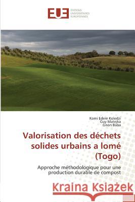 Valorisation Des Déchets Solides Urbains a Lomé (Togo) Collectif 9783841781208 Editions Universitaires Europeennes - książka