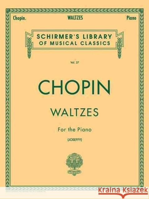 Valses  9780793525812 Hal Leonard Corporation - książka