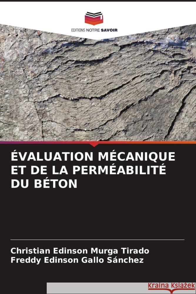 ÉVALUATION MÉCANIQUE ET DE LA PERMÉABILITÉ DU BÉTON Murga Tirado, Christian Edinson, Gallo Sánchez, Freddy Edinson 9786205221594 Editions Notre Savoir - książka