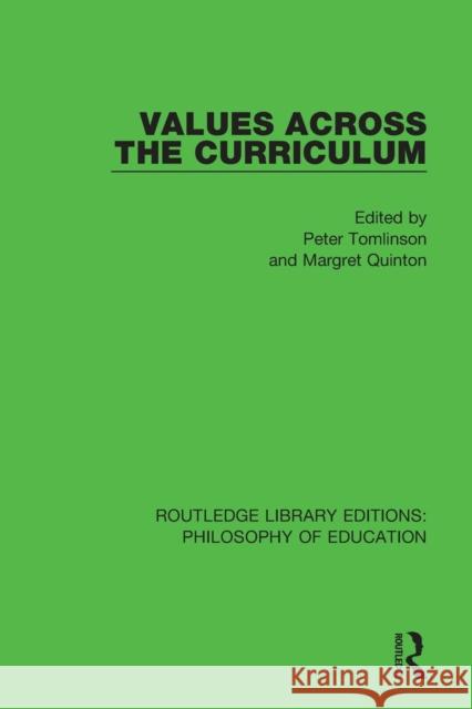 Values Across the Curriculum  9781138694286  - książka