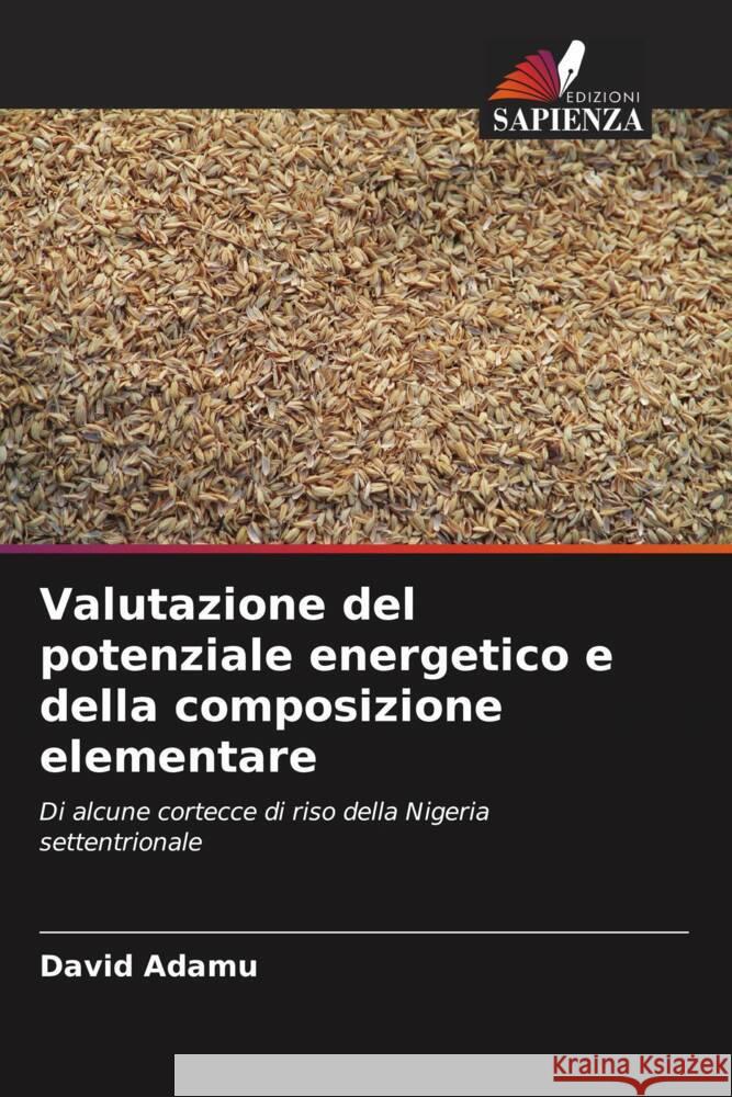 Valutazione del potenziale energetico e della composizione elementare Adamu, David 9786204699561 Edizioni Sapienza - książka