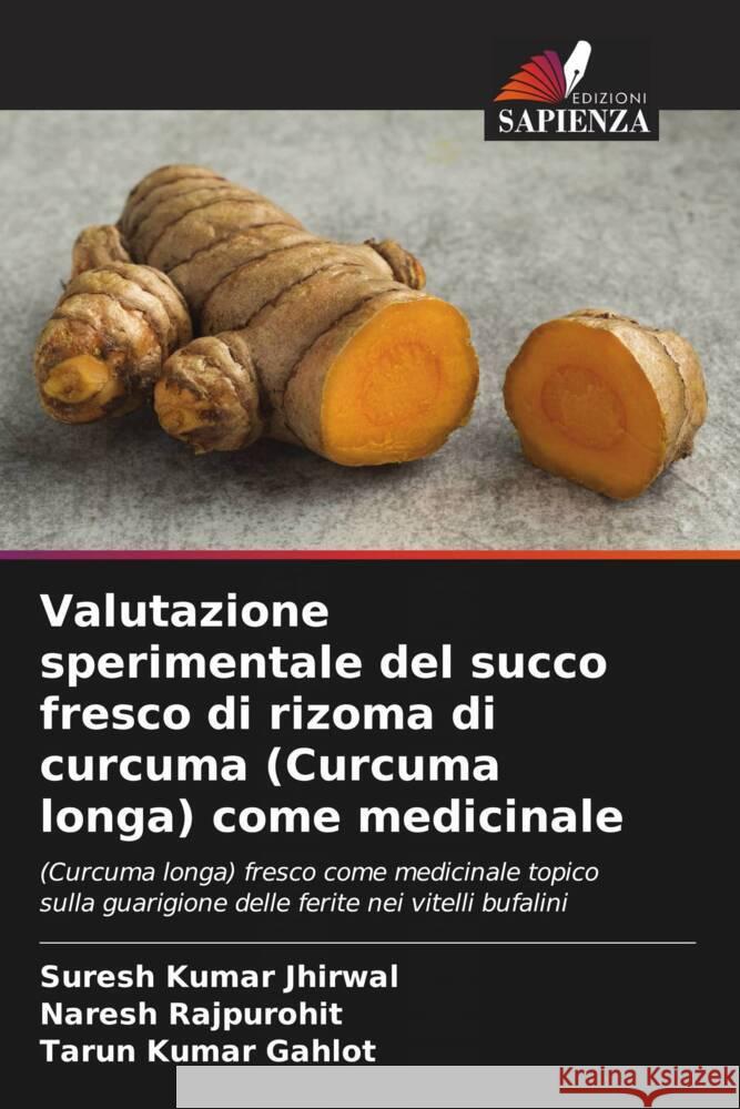 Valutazione sperimentale del succo fresco di rizoma di curcuma (Curcuma longa) come medicinale Jhirwal, Suresh Kumar, Rajpurohit, Naresh, Gahlot, Tarun Kumar 9786205085554 Edizioni Sapienza - książka
