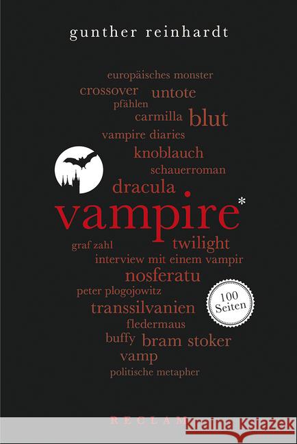 Vampire Reinhardt, Gunther 9783150204580 Reclam, Ditzingen - książka