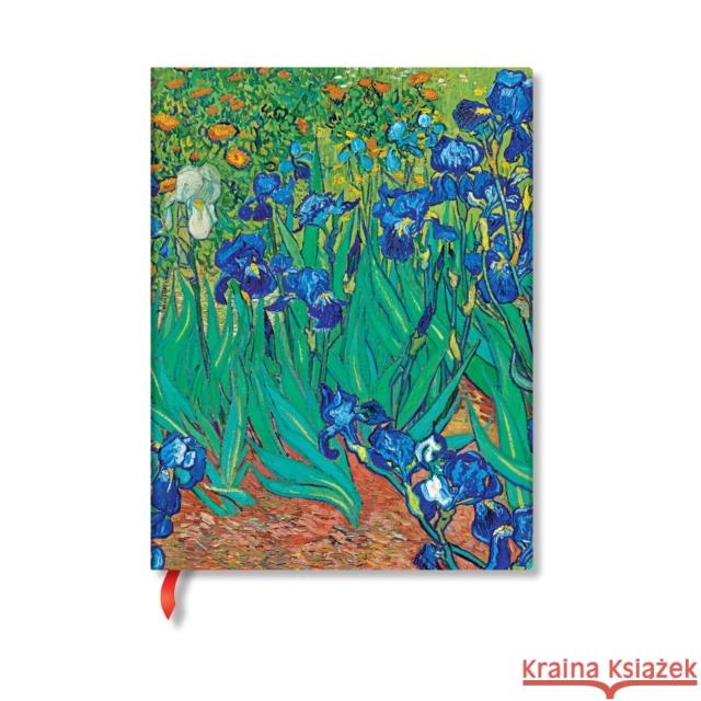 Van Gogh’s Irises Mini Lined Hardback Journal (Elastic Band Closure) Paperblanks 9781439798089 Paperblanks - książka