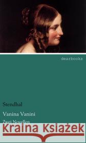 Vanina Vanini : Zwei Novellen Stendhal 9783954555994 dearbooks - książka