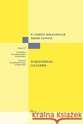 Variational Analysis R. Tyrrell Rockafellar Roger J. -B Wets Maria J. Wets 9783642083044 Springer - książka