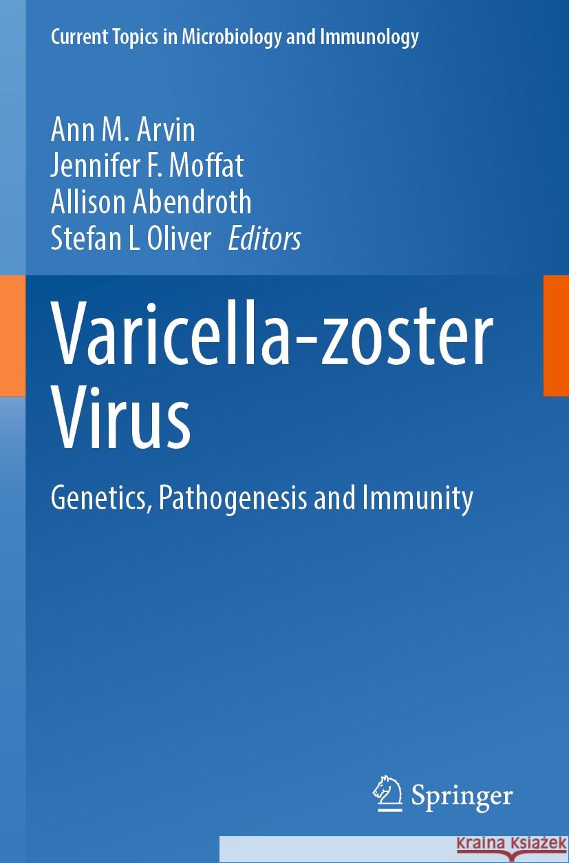Varicella-zoster Virus  9783031153075 Springer International Publishing - książka