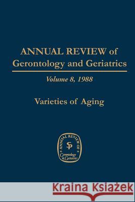 Varieties of Aging George L. Maddox 9783662390702 Springer - książka