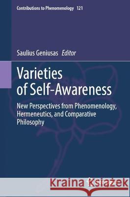 Varieties of Self-Awareness  9783031391743 Springer International Publishing - książka