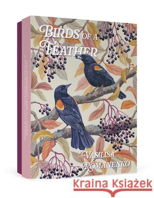 Vasilisa Romanenko: Birds of a Feather Boxed Notecard Assortment Vasilisa Romanenko 9781087512396 Pomegranate Communications - książka