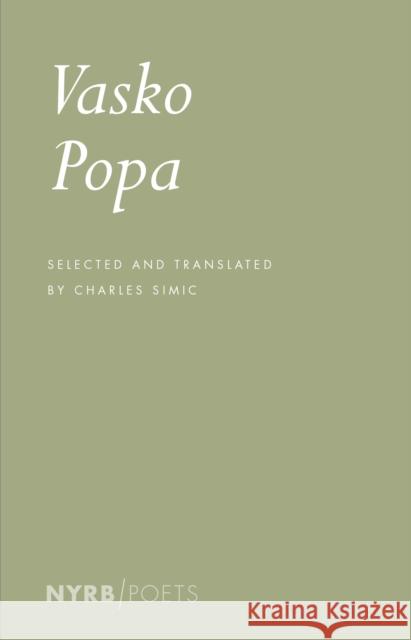 Vasko Popa: Poems Vasko Popa 9781681373362 The New York Review of Books, Inc - książka