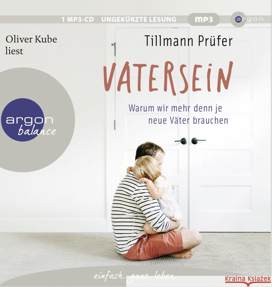 Vatersein, 1 Audio-CD, 1 MP3 Prüfer, Tillmann 9783839882467 Argon Verlag - książka