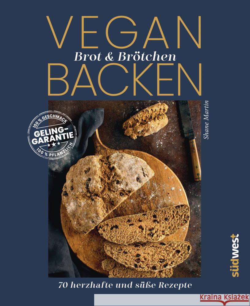 Vegan Brot & Brötchen backen Martin, Shane 9783517103952 Südwest - książka