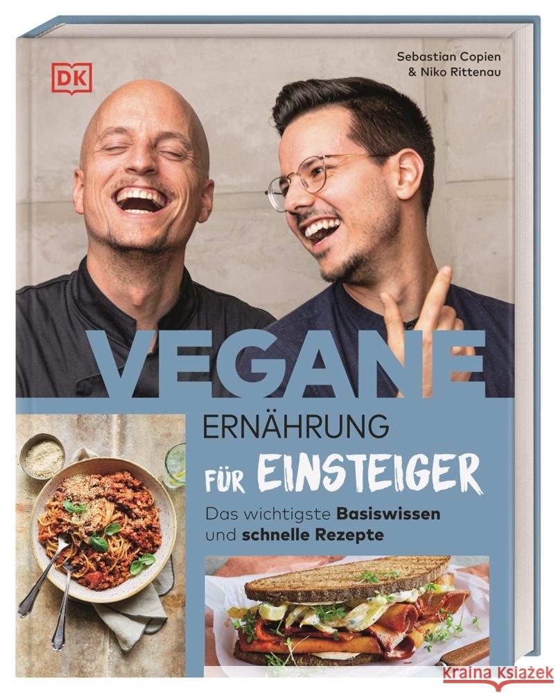 Vegane Ernährung für Einsteiger Rittenau, Niko, Copien, Sebastian 9783831043255 Dorling Kindersley Verlag - książka