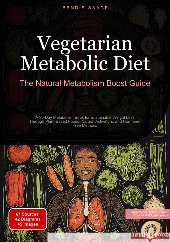 Vegetarian Metabolic Diet: The Natural Metabolism Boost Guide Saage - English, Bendis A. I. 9783384521989 Saage Books - książka