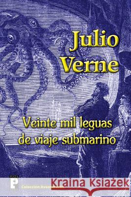 Veinte mil leguas de viaje submarino Verne, Julio 9781478126720 Createspace - książka