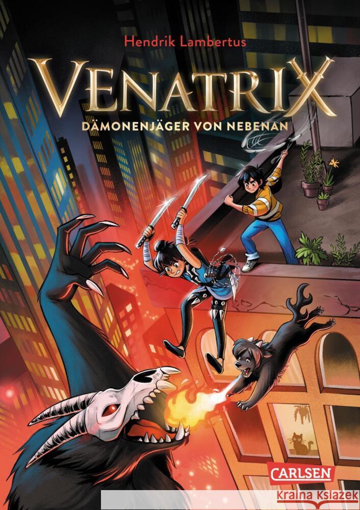 Venatrix 1: Venatrix - Dämonenjäger von nebenan Lambertus, Hendrik 9783551651068 Carlsen - książka