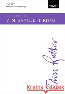 Veni Sancte Spiritus John Rutter   9780193504905 Oxford University Press - książka