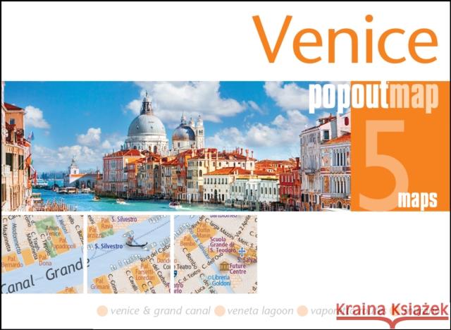 Venice PopOut Map: Pocket size, pop up city map of Venice  9781917131742 Heartwood Publishing - książka