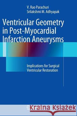 Ventricular Geometry in Post-Myocardial Infarction Aneurysms: Implications for Surgical Ventricular Restoration Adhyapak, Srilakshmi 9781447128601 Springer - książka