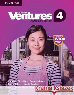 Ventures Level 4 Teacher's Edition Gretchen Bitterlin Dennis Johnson Donna Price 9781108685177 Cambridge University Press - książka