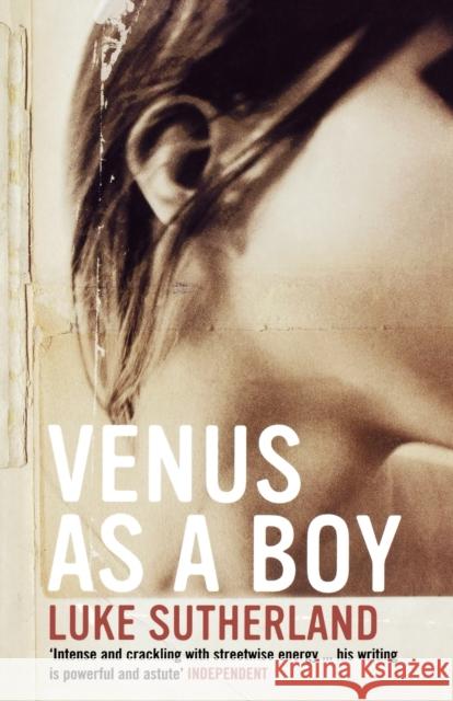 Venus as a Boy Luke Sutherland 9780747569053 Bloomsbury Publishing PLC - książka