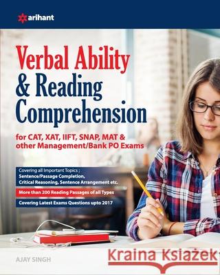 Verbal Ability & Reading Comprehension Ajay Singh 9789312145753 Arihant Publication India Limited - książka