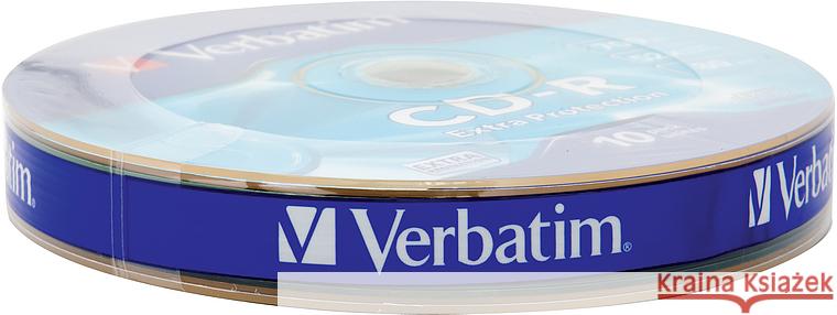 VERBATIM CD-R 700MB 52x 10er Wrap  0023942437253 Zeitfracht Elektronik - książka