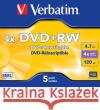 VERBATIM DVD+RW SERL 4.7GB 4x 5er JewelCase  0023942432296 Zeitfracht Elektronik