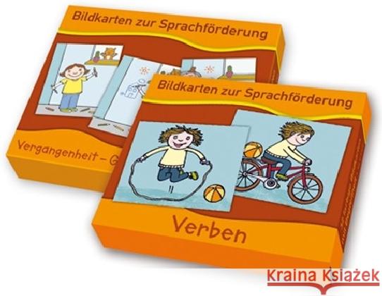 Verben / Vergangenheit - Gegenwart - Zukunft (Bildkarten)  9783834609144 Verlag an der Ruhr - książka