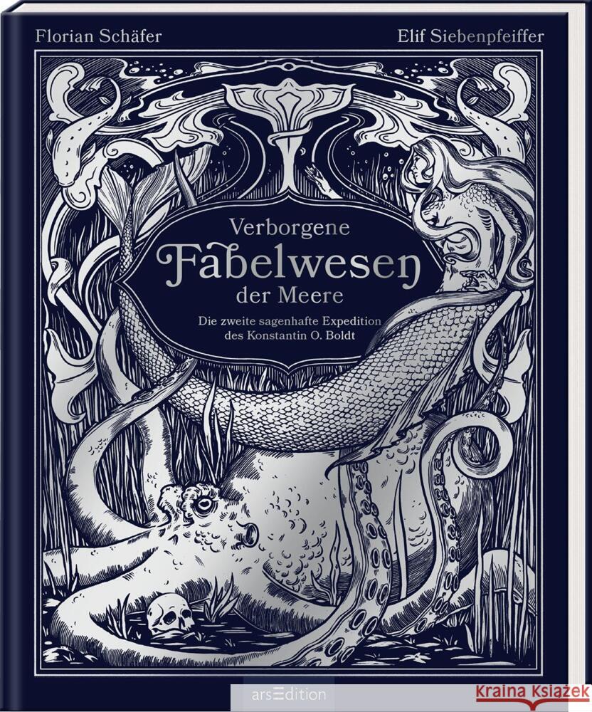 Verborgene Fabelwesen der Meere Schäfer, Florian 9783845859736 ars edition - książka