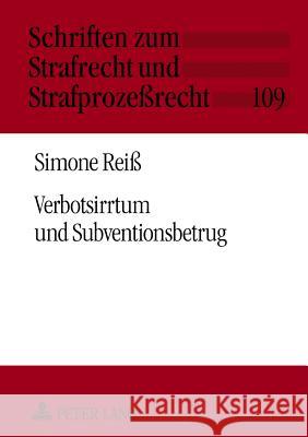 Verbotsirrtum Und Subventionsbetrug: Unter Beruecksichtigung Der Besonderheiten Bei Der Betruegerischen Erlangung Von Eu-Sanktionen Maiwald, Manfred 9783631619490 Lang, Peter, Gmbh, Internationaler Verlag Der - książka