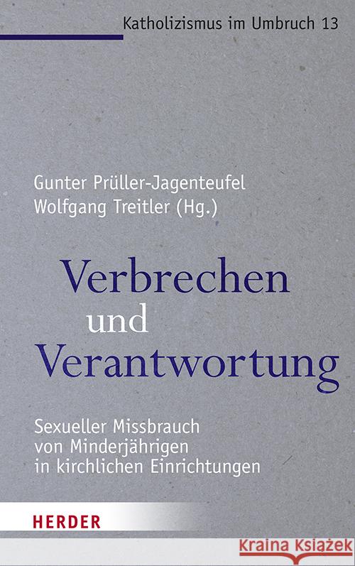 Verbrechen und Verantwortung  9783451389139 Herder, Freiburg - książka