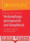 Verdampfungsgleichgewicht Und Dampfdruck: Grundlagen, Methoden Und Anwendungen Schulze, Mathias 9783658198626 Springer Spektrum