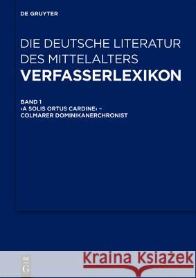 Verfasserlexikon - Die deutsche Literatur des Mittelalters, 11 Teile : Studienausgabe Burghart Wachinger 9783110222487 Walter de Gruyter - książka