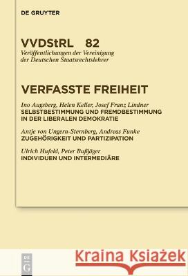 Verfasste Freiheit Frank Schorkopf 9783110779516 de Gruyter - książka