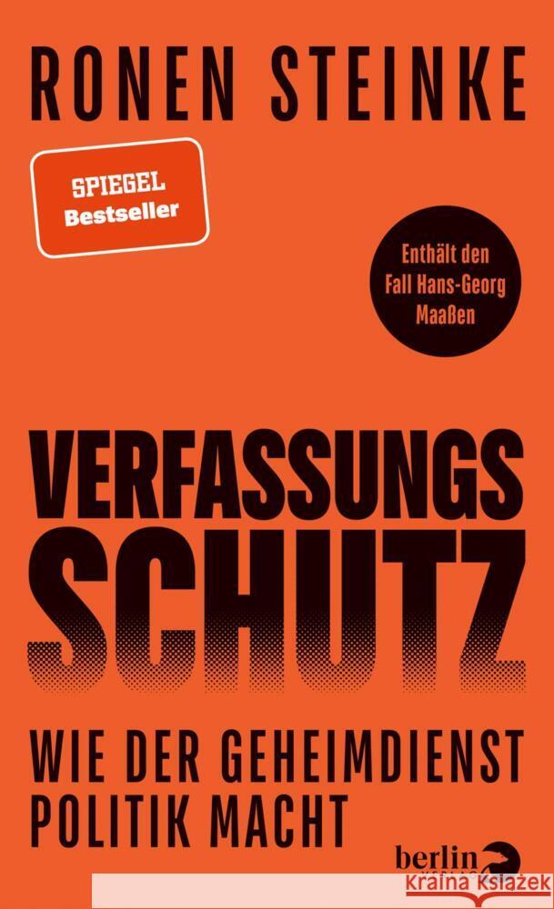 Verfassungsschutz Steinke, Ronen 9783827014719 Berlin Verlag - książka