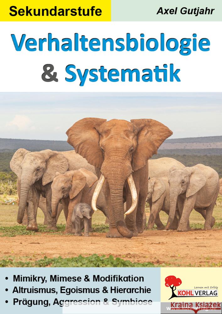 Verhaltensbiologie & Systematik Gutjahr, Axel 9783988411518 KOHL VERLAG Der Verlag mit dem Baum - książka