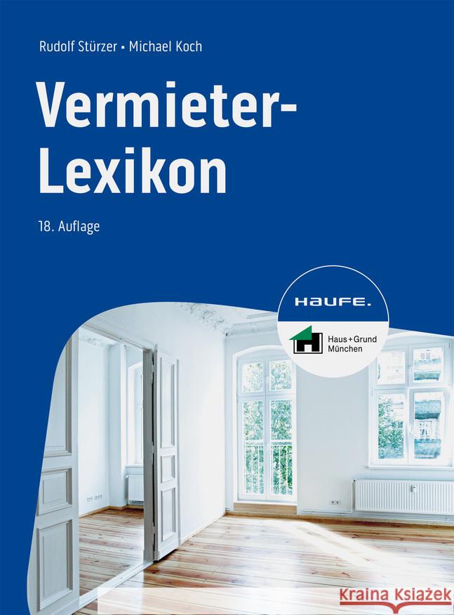 Vermieter-Lexikon Stürzer, Rudolf, Koch, Michael 9783648173602 Haufe - książka