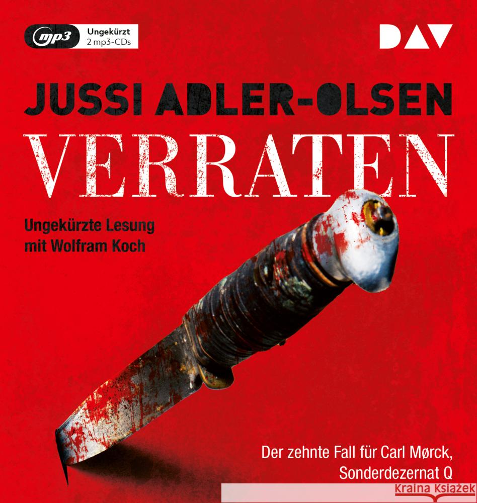 Verraten. Der zehnte Fall für Carl Mørck, Sonderdezernat Q, 2 Audio-CD, 2 MP3 Adler-Olsen, Jussi 9783742426574 Der Audio Verlag, DAV - książka