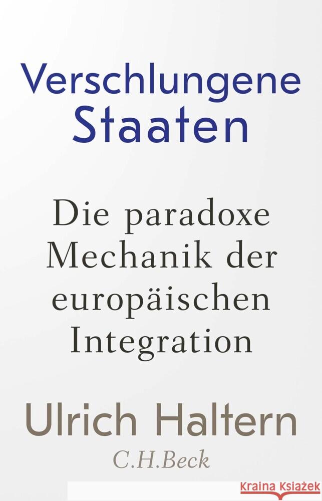 Verschlungene Staaten Haltern, Ulrich 9783406832192 Beck - książka