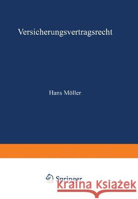 Versicherungsvertragsrecht Hans Moller 9783409855082 Gabler Verlag - książka