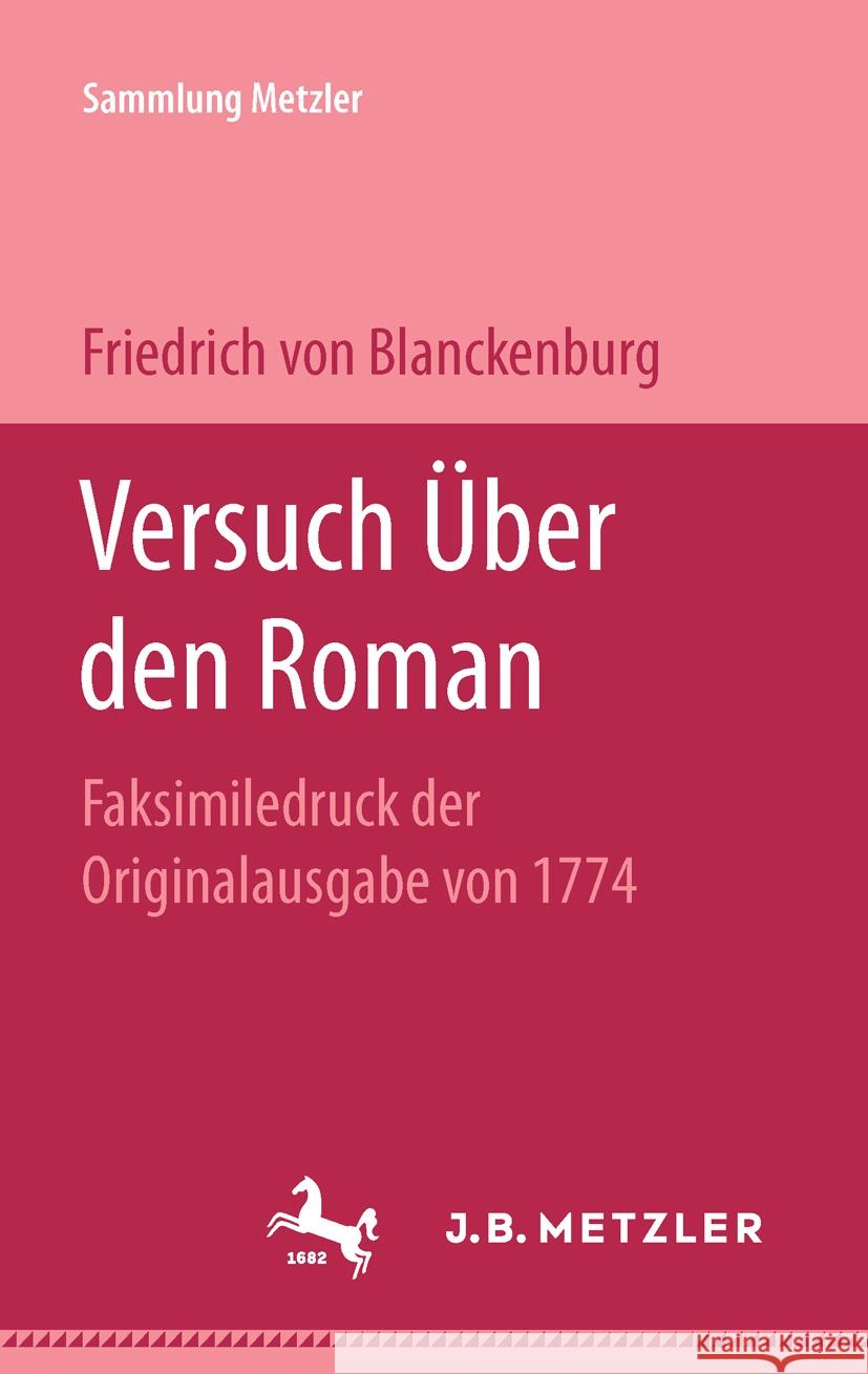 Versuch über den Roman  9783476988188 J.B. Metzler - książka