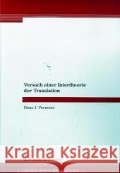 Versuch einer Intertheorie der Translation Vermeer, Hans J. 9783865961051 Frank & Timme - książka