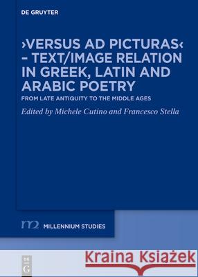 >Versus AD Picturas: From Late Antiquity to the Middle Ages Michele Cutino Francesco Stella 9783119146272 de Gruyter - książka