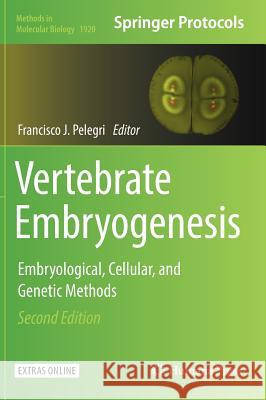 Vertebrate Embryogenesis: Embryological, Cellular, and Genetic Methods Pelegri, Francisco J. 9781493990085 Humana Press - książka